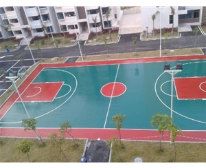 硅PU篮球场